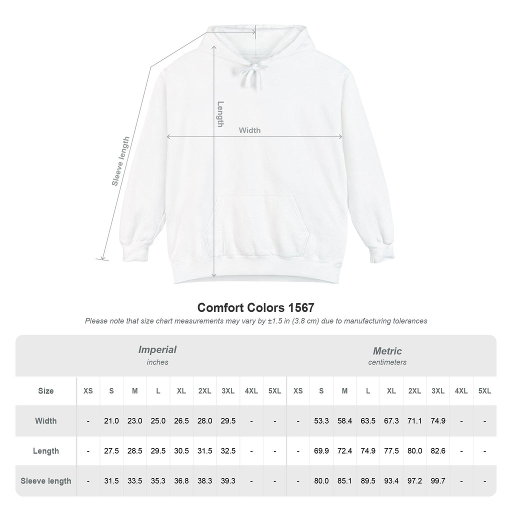 No Shortcuts. Built to Last. — Comfort Colors® 1567 Hoodie
