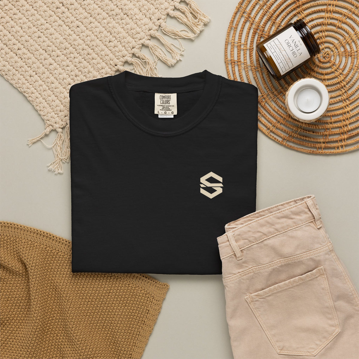 Dirt Roads, Clear Minds — Comfort Colors® 1717 Tee