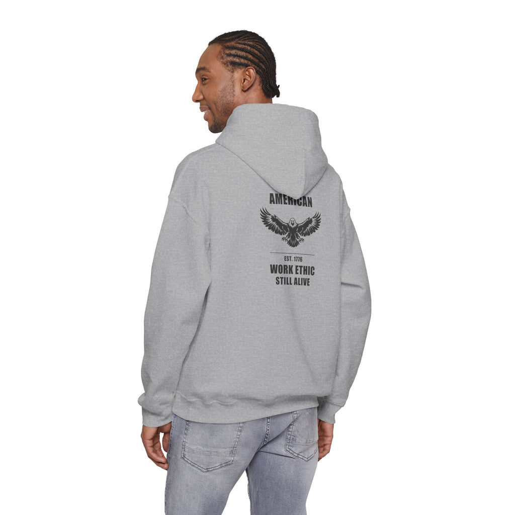 American Work Ethic Still Alive Eagle Hoodie