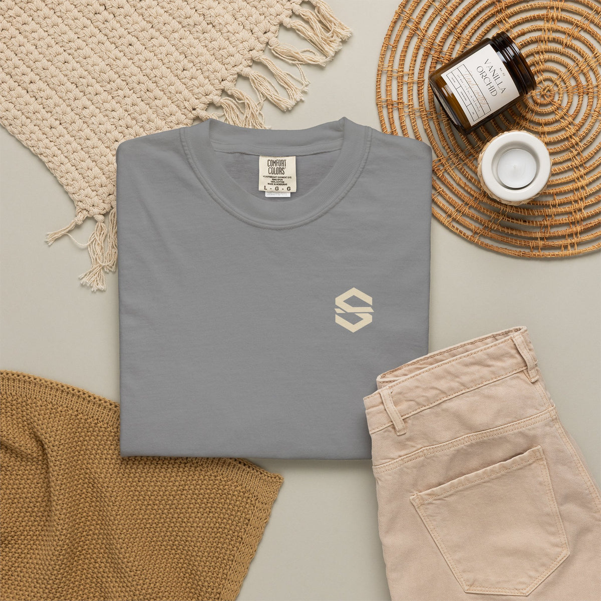 Dirt Roads, Clear Minds — Comfort Colors® 1717 Tee
