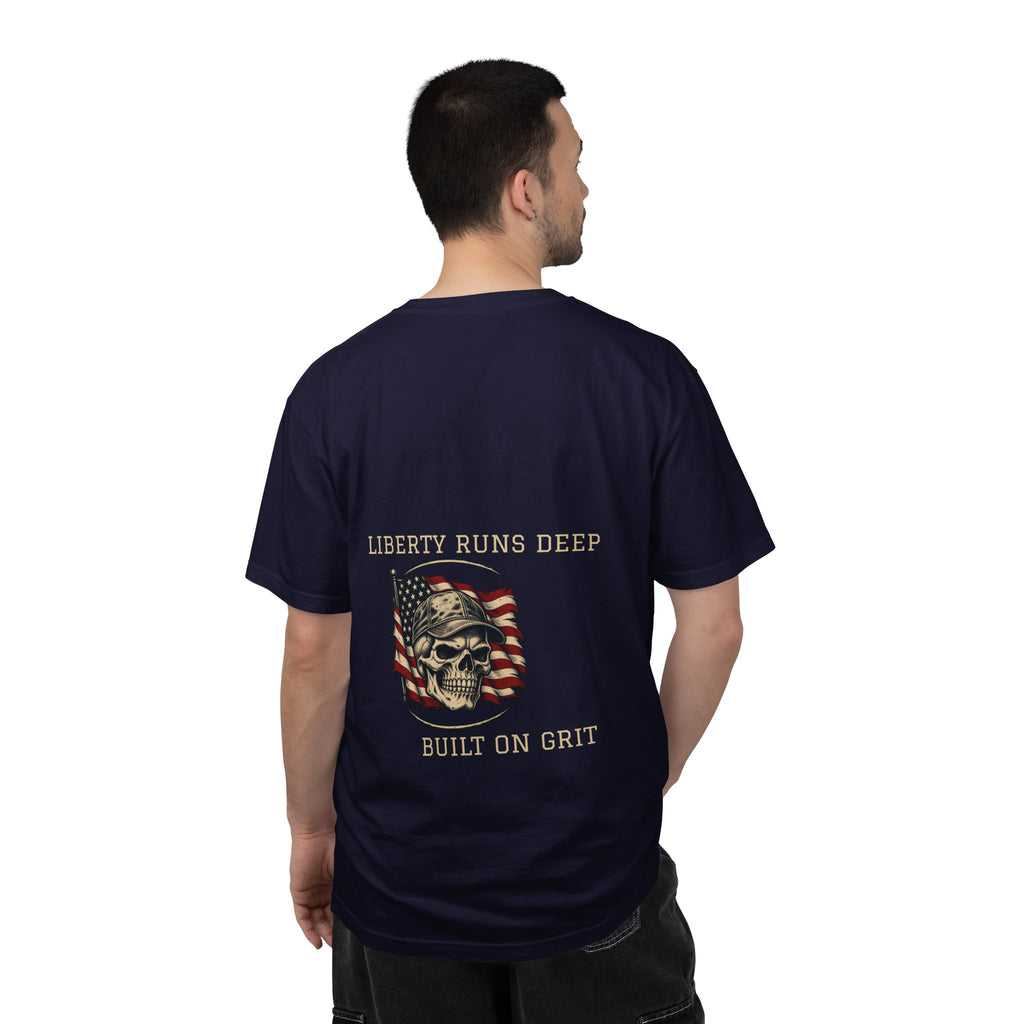 Liberty Runs Deep — Skull & Flag Comfort Colors® 1717 Tee